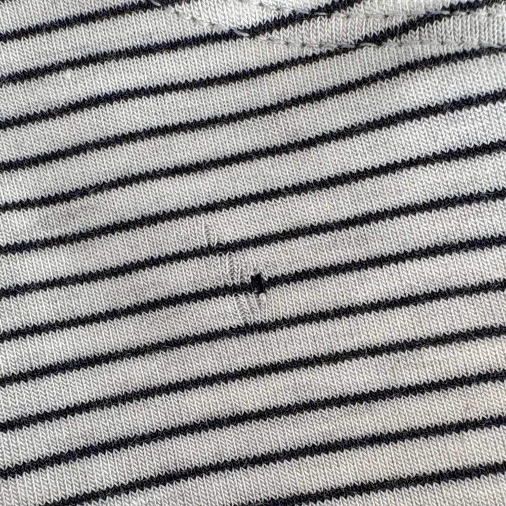 CAbi Oversized Black and White Striped Long Sleeve Top - Picture 5 of 5